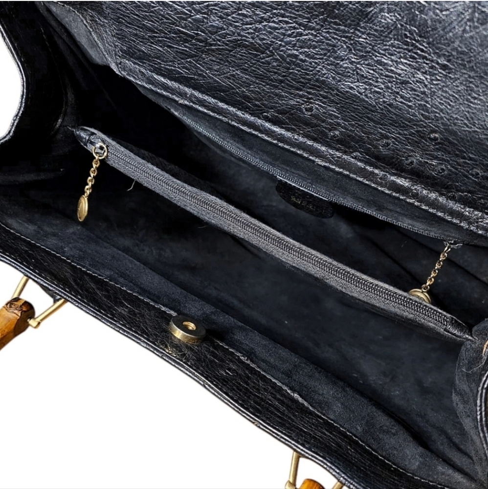 GUCCI OSTRICH DIANA BAG - Picture 12 of 16